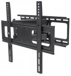 Manhattan Universal TV-Wandhalterung, neig- und schwenkbar, Ein Arm, geeignet für Flachbildschirme und Curved Displays von 32" bis 55"* und bis zu 50 kg