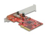 DELOCK PCI Expr x4 Card 1 x extern USB 20 Gbps USB-C Bu. 3A