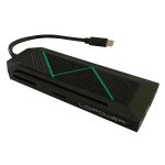 LC-Power LC-HUB-C-MULTI-6-RGB Schnittstellen-Hub USB 3.2 Gen 2 (3.1 Gen 2) Type-C 5000 Mbit/s Schwarz