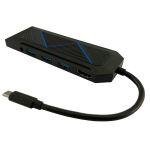 LC-Power LC-HUB-C-MULTI-6-RGB Schnittstellen-Hub USB 3.2 Gen 2 (3.1 Gen 2) Type-C 5000 Mbit/s Schwarz