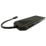 LC-Power LC-HUB-C-MULTI-6-RGB Schnittstellen-Hub USB 3.2 Gen 2 (3.1 Gen 2) Type-C 5000 Mbit/s Schwarz