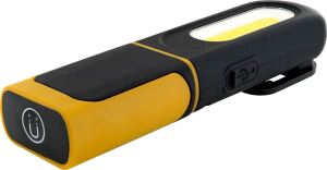 Schwaiger WLED0080 Arbeitslampe Schwarz, Gelb LED