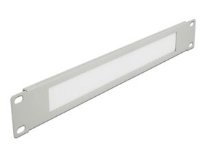 DELOCK 19" Kabelmanagement Bürstenleiste 1HE grau