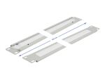 DELOCK 19" Kabelmanagement Bürstenleiste 1HE grau