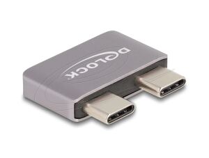 DELOCK USB Adapter 40Gbps USB Type-C 2xStecker zu 2xBuchse