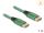 DELOCK DisplayPort Kabel 16K 60Hz 1m grün Metall