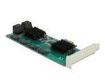 DeLOCK 8 Port SATA PCI Express x1 Karte - Low Profile Formfaktor