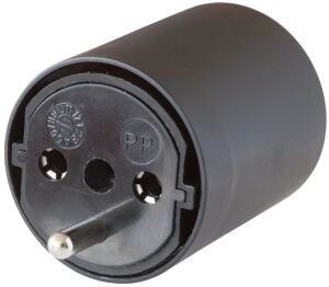 Brennenstuhl 1081592404 Netzstecker-Adapter Schwarz