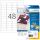 HERMA Sicherheitsetiketten A4 45.7x21.2 mm weiß extrem stark haftend Folie matt 1200 St.