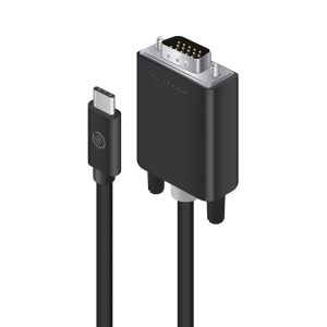 ALOGIC ELUCVG-02RBLK Videokabel-Adapter 2 m USB Typ-C VGA (D-Sub) Schwarz