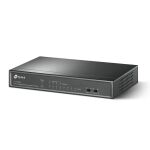 TP-Link TL-SF1008LP Unmanaged Fast Ethernet (10/100) Power over Ethernet (PoE) Schwarz