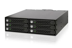 Icy Dock MB996SK-6SB Hard Drive Backplane Schwarz