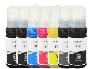 Peach PI200-942 Druckerpatrone 7 Stück(e) Kompatibel Standardertrag Schwarz, Cyan, Grau, Magenta, Gelb