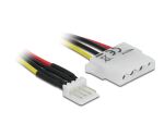 DELOCK Stromkabel Floppy St 4pin -> Molex 4Pin BU 15cm