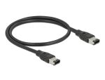 DELOCK FireWire-Kabel FW400 6Pin -> FW400 6Pin St/St 0.50m