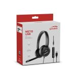 SPEEDLINK METIS Kopfhörer Kabelgebunden Kopfband Gaming USB Typ-A Schwarz