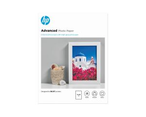 HP Advanced Fotopapier, glänzend, 250 g/m2, 13 x 18 cm (127 x 178 mm), 25 Blatt