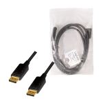 LogiLink CD0101 DisplayPort-Kabel 2 m Schwarz
