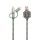 Thumbs Up 1002654 USB Kabel 1 m USB A Micro-USB B Grün, Grau