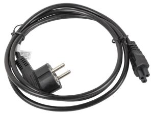 Lanberg CA-C5CA-11CC-0018-BK Stromkabel Schwarz 1,8 m CEE7/7 C5-Koppler