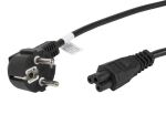 Lanberg CA-C5CA-11CC-0018-BK Stromkabel Schwarz 1,8 m CEE7/7 C5-Koppler