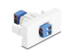 DELOCK Easy 45 Modul Terminalblock zu Terminalblock...