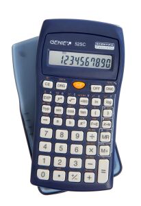 Genie 52 SC Taschenrechner Tasche Wissenschaftlicher Taschenrechner Navy