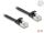 DELOCK Patchkabel gewinkelt RJ45 S/FTP Cat6 2,00m Schwarz