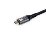 Equip USB4 Gen 2x2 C to C Cable, 3.0m, 20Gbps, PD 240W, 4K@60Hz, DP Alt Mode, Black