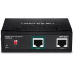 Trendnet TI-SG104 Netzwerksplitter Power over Ethernet (PoE) Schwarz