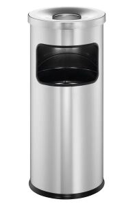 Durable Papierkorb mit Ascher Safe rund