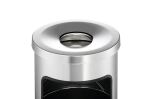 Durable Papierkorb mit Ascher Safe rund