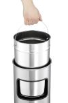 Durable Papierkorb mit Ascher Safe rund