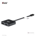 CLUB3D USB-C® Hub to Dual HDMI™ 4K60Hz M/F+PD3.0 100 Watt