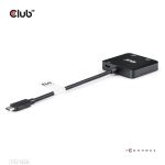 CLUB3D USB-C® Hub to Dual HDMI™ 4K60Hz M/F+PD3.0 100 Watt