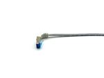 Equip Cat.6A S/FTP Patchkabel, gewinkelter zu geradem Stecker, 0.5 m, Weiß