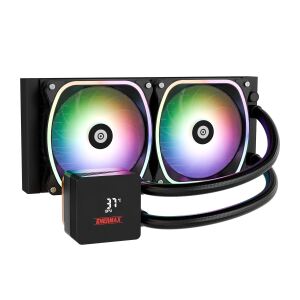 Enermax Aquafusion II 240 mm Prozessor All-in-One-Flüssigkeitskühler 12 cm Schwarz