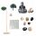Mad Monkey 2000079 Garten Schwarz