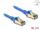 DELOCK RJ45 Netzwerkkabel Cat.8.1 F/FTP Slim 0,3m blau