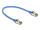 DELOCK RJ45 Netzwerkkabel Cat.8.1 F/FTP Slim 0,3m blau