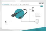 DIGITUS USB AdapterKonverter,OTG,micro BSt-ABu,0,15m,sw