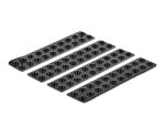 DELOCK Gummifüße rund 6 x 2 mm 80 Stück schwarz