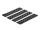 DELOCK Gummifüße rund 6 x 2 mm 80 Stück schwarz