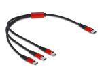 DeLOCK USB Ladekabel 3 in 1 USB Type-C zu 3 x USB Type-C...