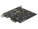 DELOCK PCI Express x1 Karte zu 2 x intern M.2 Key B