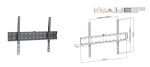 Equip 650330 37"-70" Unterstützt Slim-Flachbildschirme mit 94 bis 178 cm (37 bis 70 Zoll)