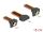 DELOCK Stromkabel SATA 15pin -> 2x SATA 15pin St/Bu/Bu 15cm