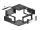 Lanberg WFFA-5604-10B Rack 4U Wandmontiertes Regal Schwarz