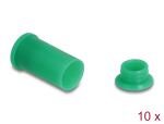 DELOCK DL4 Staubschutz für Stecker und Buchse, 2-teilig grün