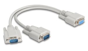 DeLOCK 67160 Serien-Kabel Beige 0,3 m DB-9